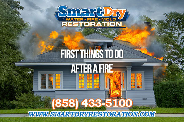 First Things to Do After a Fire in San Diego