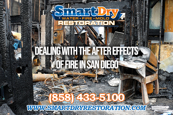 Dealing with the After Effects of Fire Damage in San Diego