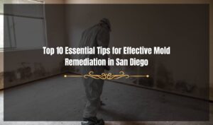 Mold Remediation San Diego: Home affected by mold growth in San Diego, illustrating the need for remediation.