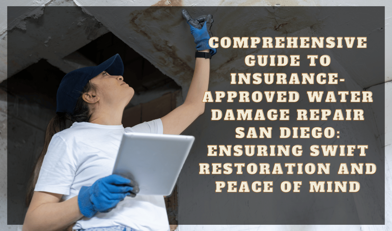 Insurance-Approved Water Damage Repair San Diego: Professional team conducting water damage repair in a flooded San Diego home.
